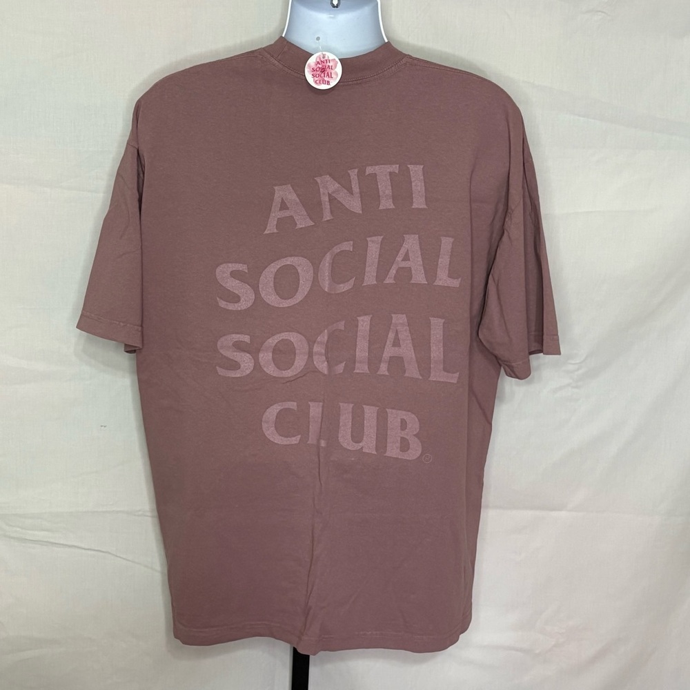 XL - Authentic Anti Social Social Club “Club Deafatone” Pink Tee - NWT